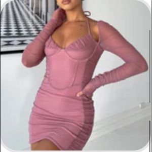 White Fox Boutique Mauve Mini Dress